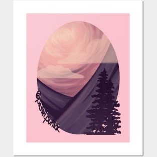 Pink Purple Scenery Posters and Art